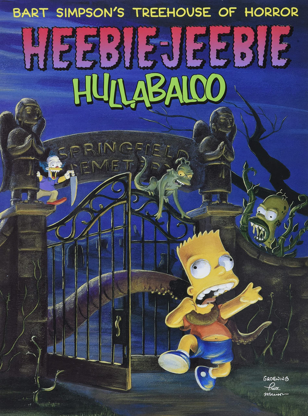 Bart Simpson's Treehouse of Horror Heebie-Jeebie Hullabaloo: The Essential Companion with Halloween Comics, Spooky Tips, and Springfield Fun