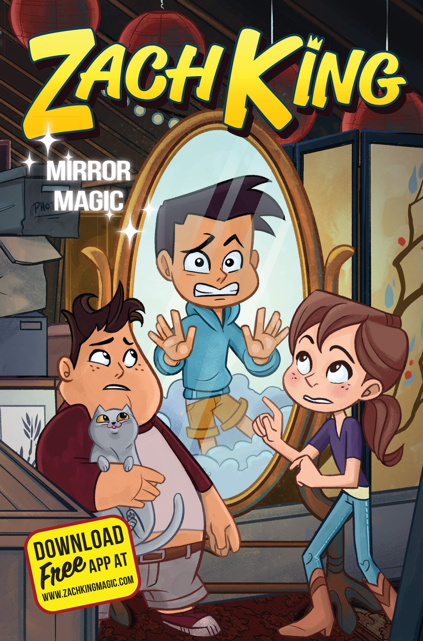 Zach King: Mirror Magic: A Fun Middle Grade Adventure with Powers and Parallel Worlds for Children (Ages 8-12) (Zach King Trilogy)