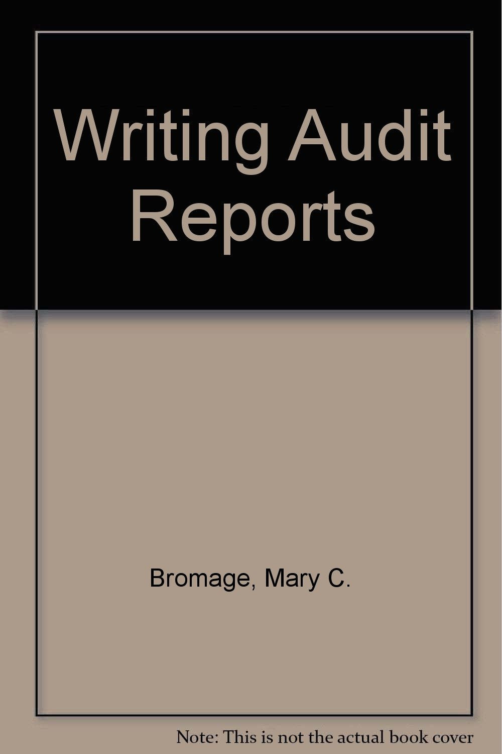 Writing audit reports - 1299
