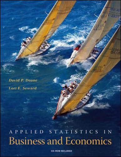 Applied Statistics in Business and Economics with St CDRom - 3614