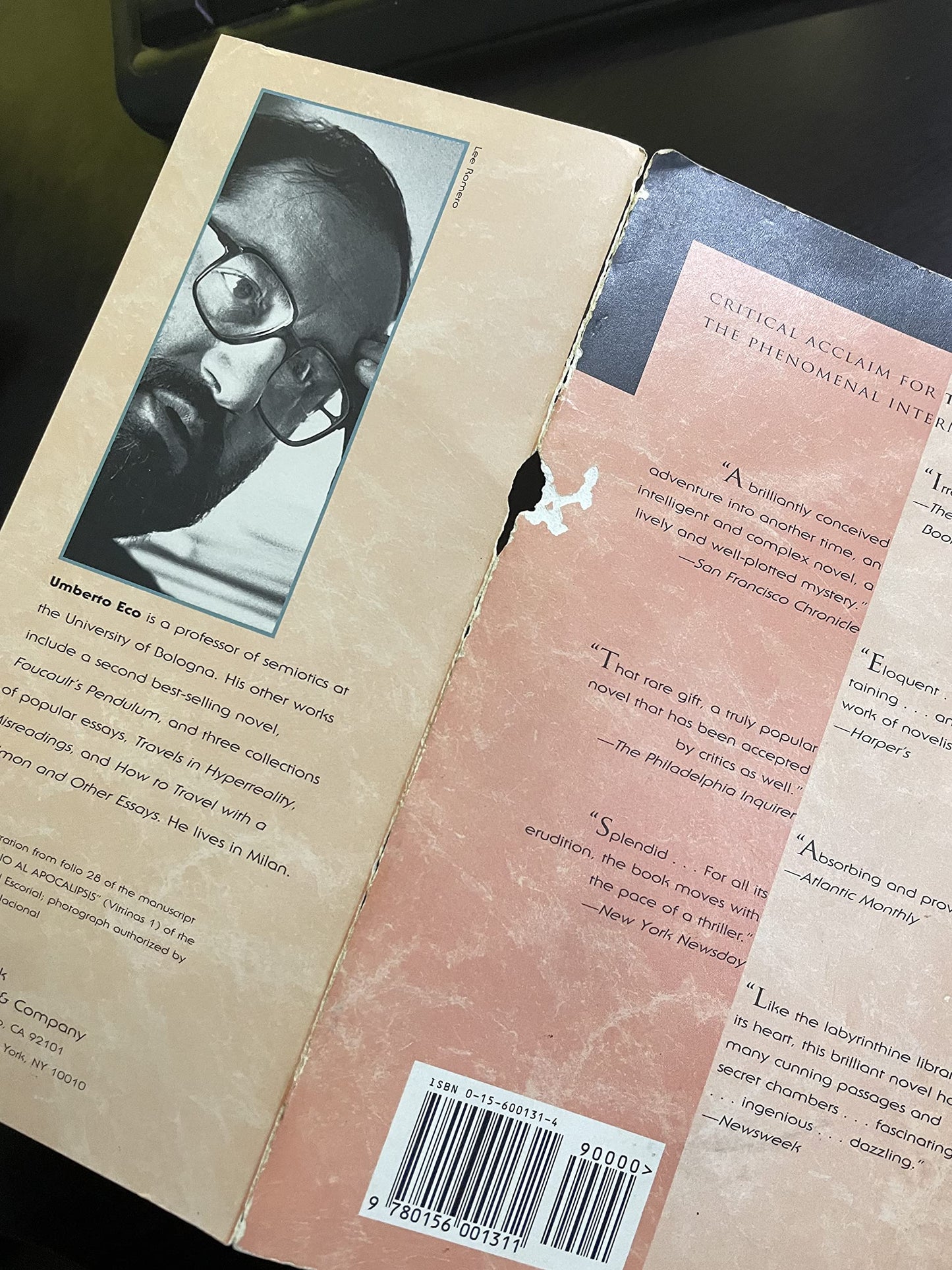 The Name of the Rose: including the Author's Postscript