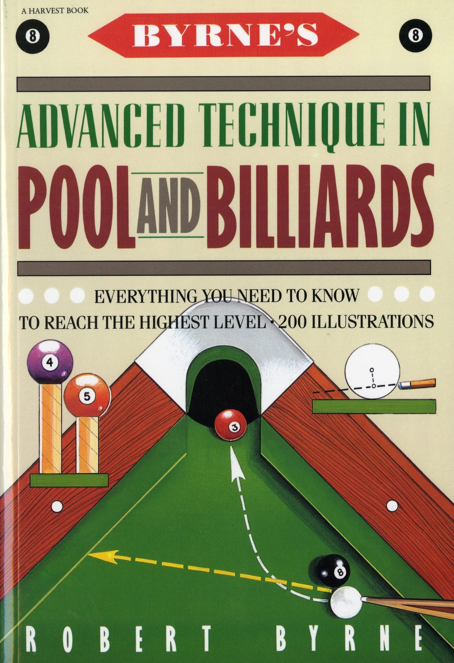 Byrne's Advanced Technique In Pool And Billiards: Helpful Diagrams and Clear Explanations for Experienced Players