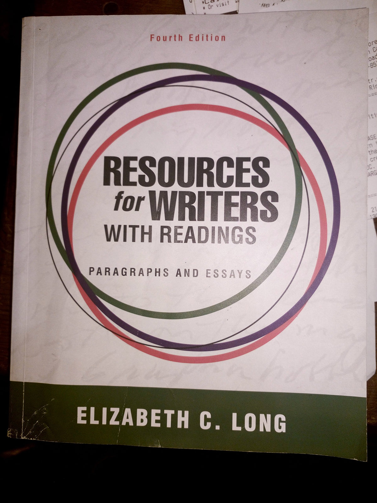 Resources for Writers with Readings (4th Edition)
