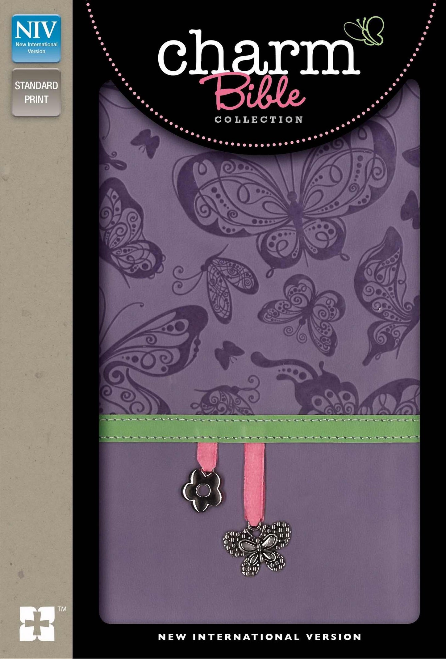 NIV, Charm Bible Collection, Leathersoft, Purple