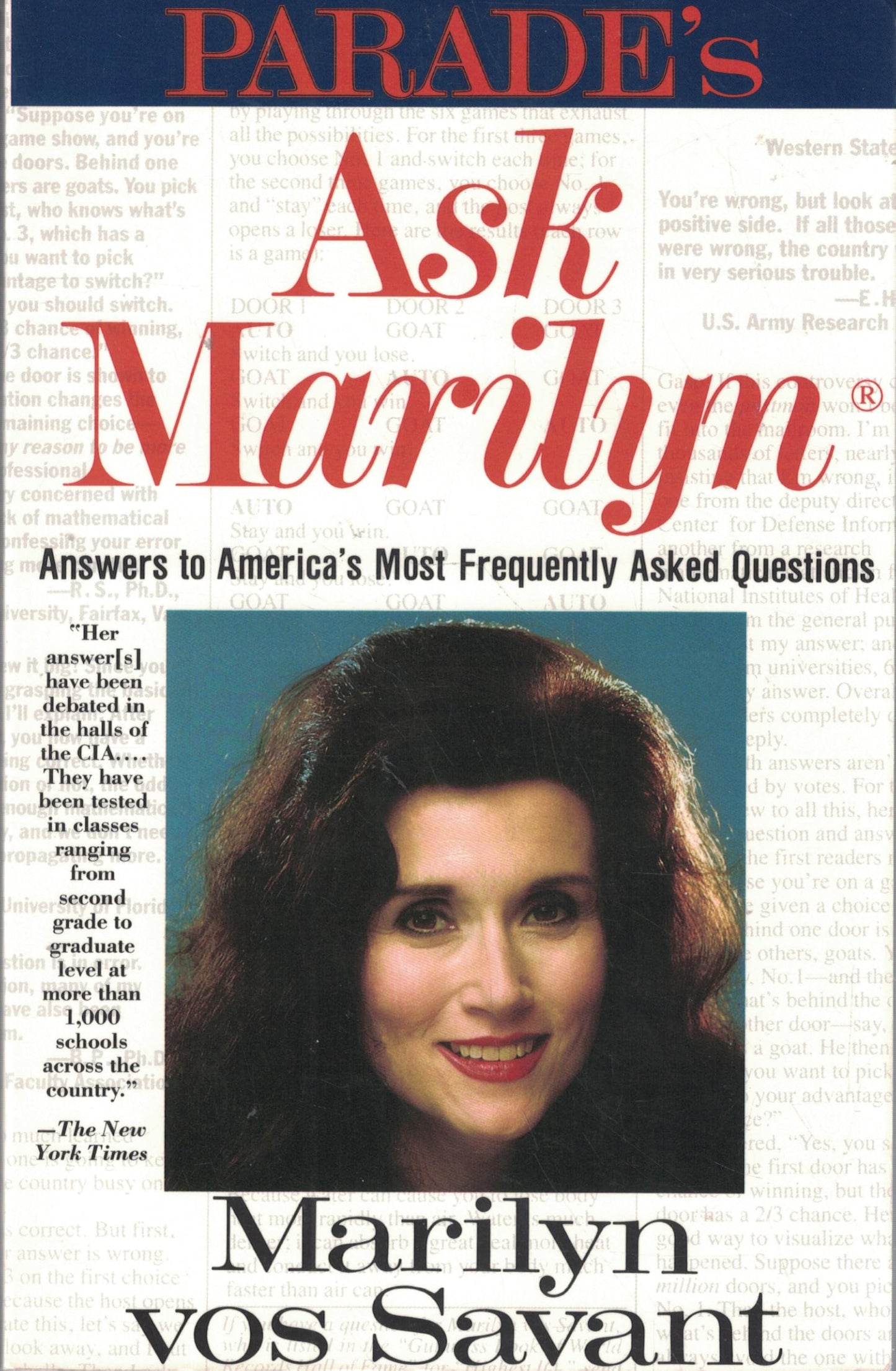 Parade's Ask Marilyn (Answers To America's Most Frequently Asked Questions)