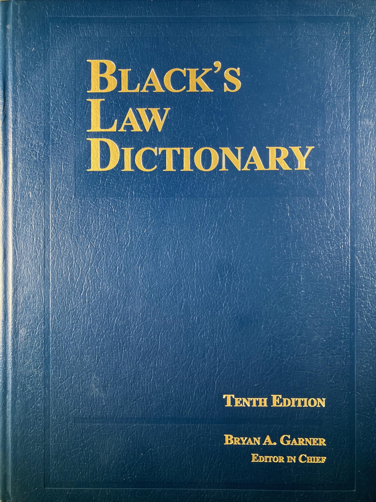 Black's Law Dictionary, 10th Edition - 9880