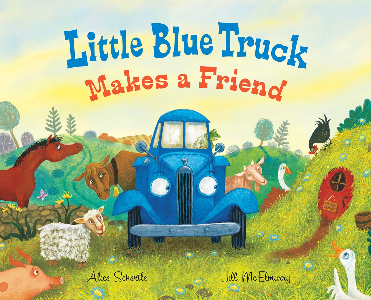 Little Blue Truck Makes a Friend: A Friendship Book for Kids – A Gentle Story About Welcoming Farm Animals