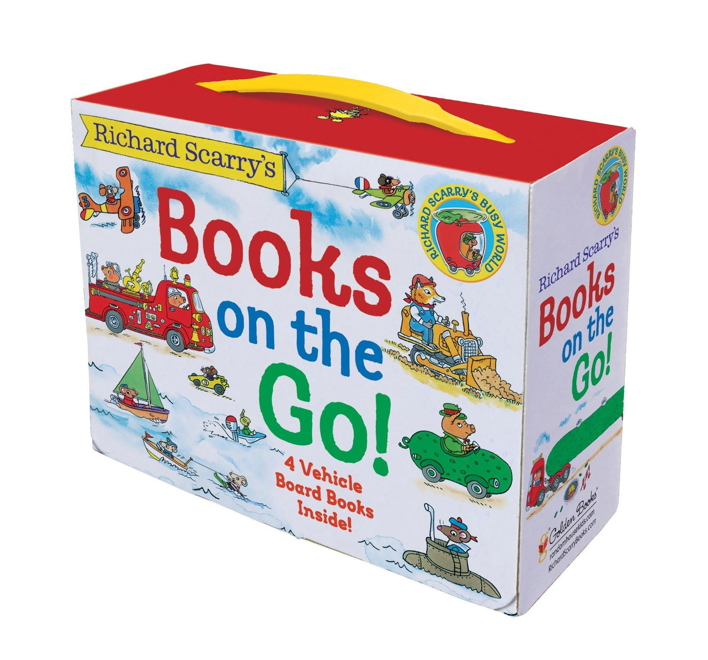 Richard Scarry's Books on the Go: 4 Board Books - 6043