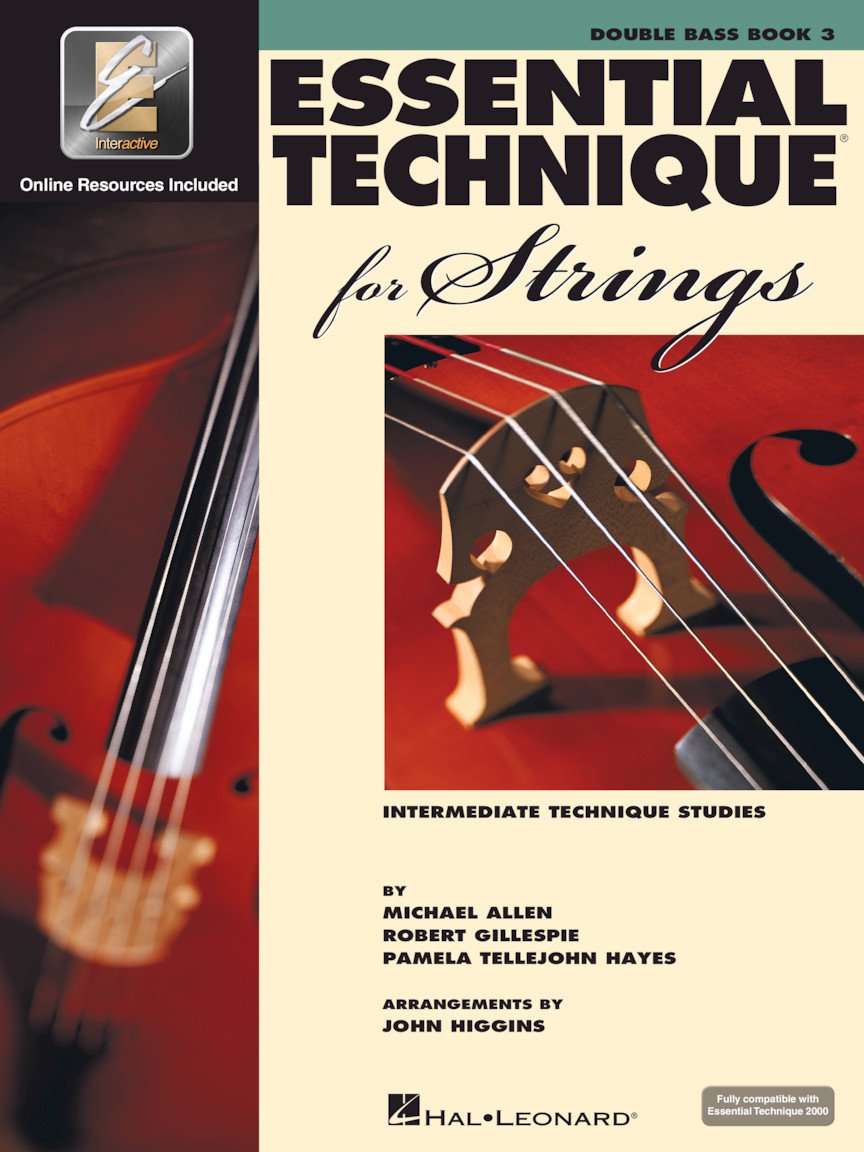 Essential Technique for Strings – Double Bass | Book and Online Audio | Essential Elements Interactive (EEi) | Beginner Double Bass Sheet Music and Songbook for Students and Teachers