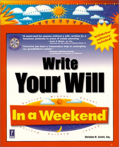 Write Your Will In a Weekend - 2368