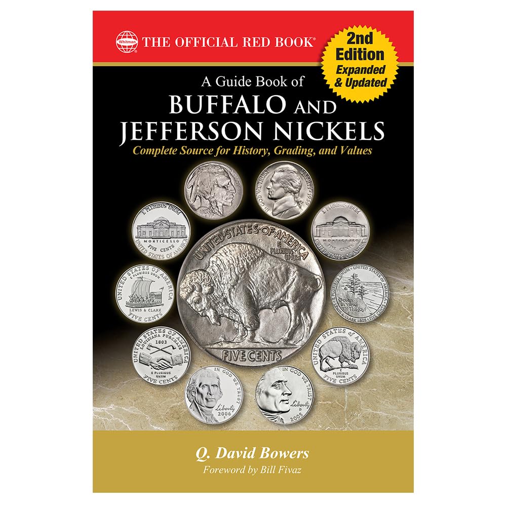 Whitman® Red Book Series #8: A Guide Book of Buffalo and Jefferson Nickels, 2nd Edition - History, Values, Collecting - 1670