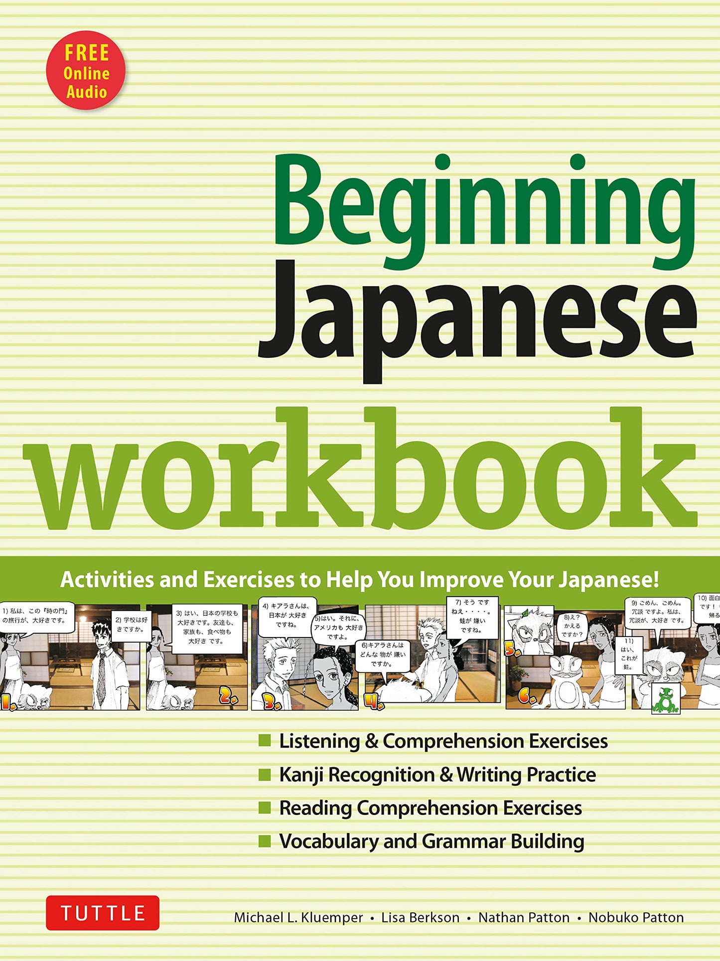 Beginning Japanese Workbook: Revised Edition: Practice Conversational Japanese, Grammar, Kanji & Kana (Online Audio for Listening Practice) - 3357
