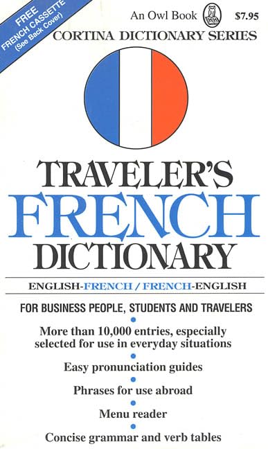 Traveler's French Dictionary (Cortina Dictionary) - 6554