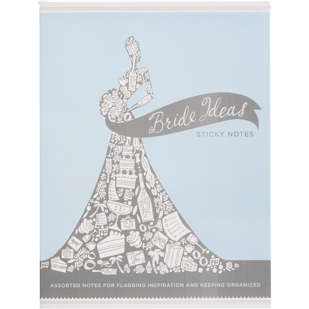 Bride Ideas Sticky Notes (Wedding Planning Sticky Notepad, Engagement Gift for Bride-To-Be)