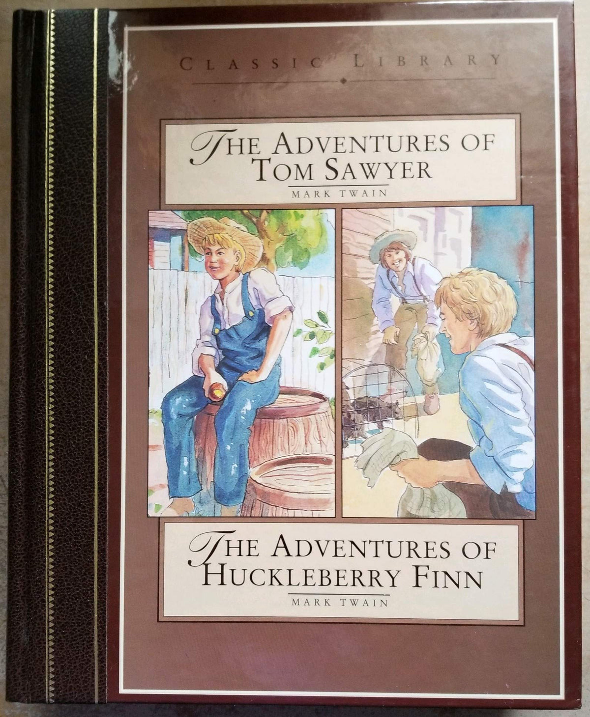 The Adventures of Tom Sawyer: The Adventures of Huckleberry Finn (Classic Library Series)