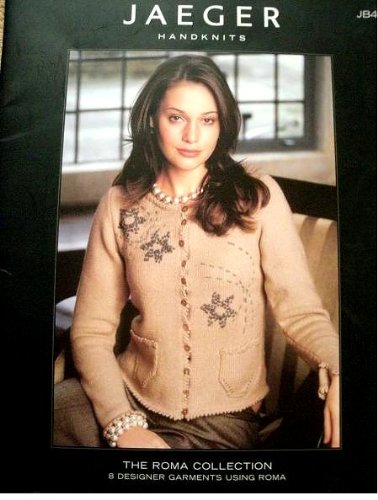 JAEGER HANDKNITS BOOK JB40 - THE ROMA COLLECTION - 8 DESIGNER GARMENTS USING ROMA
