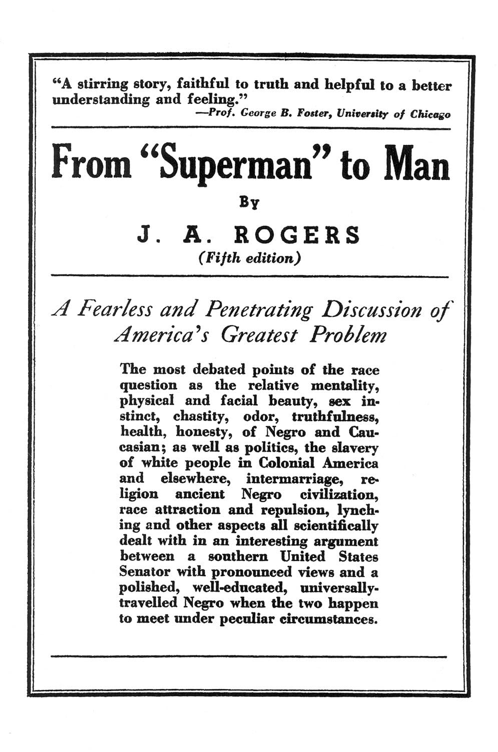 From "Superman" to Man