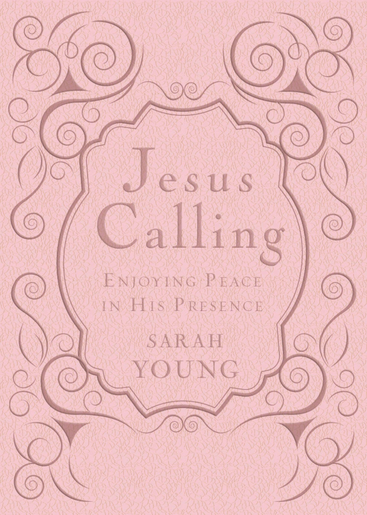 Jesus Calling, Pink Leathersoft, with Scripture References; Enjoying Peace in His Presence (a 365-Day Devotional)