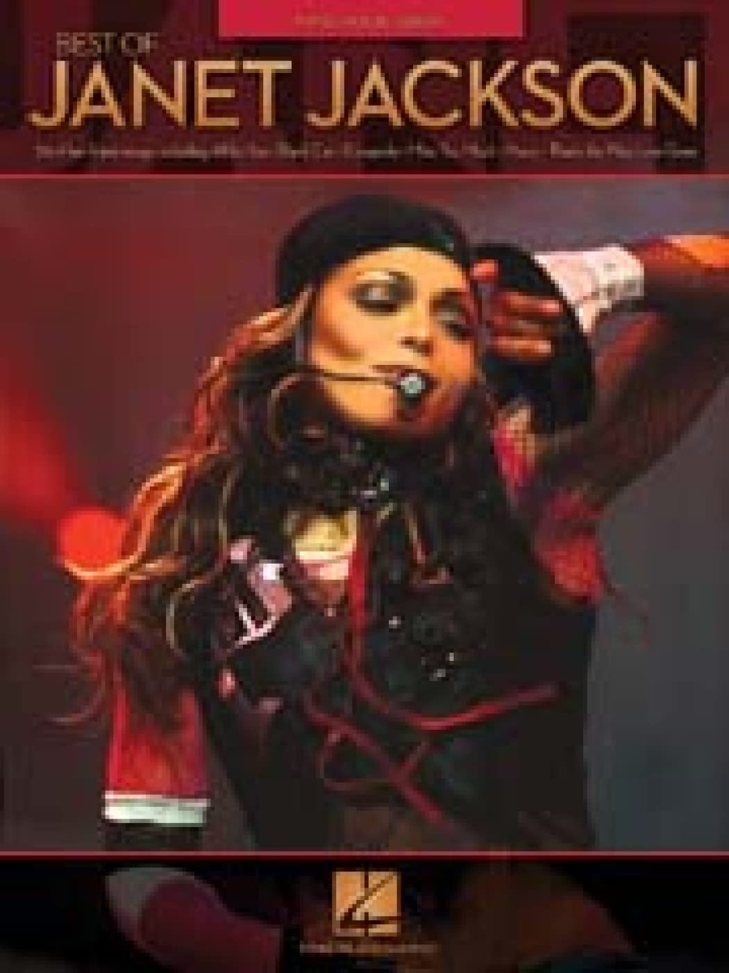 Best of Janet Jackson - Piano, Vocal, Guitar Artist Songbook | 20 Hit Songs with Piano Accompaniment Vocal Melodies Lyrics and Guitar Chord Symbols | Pop and R&B Sheet Music Collection