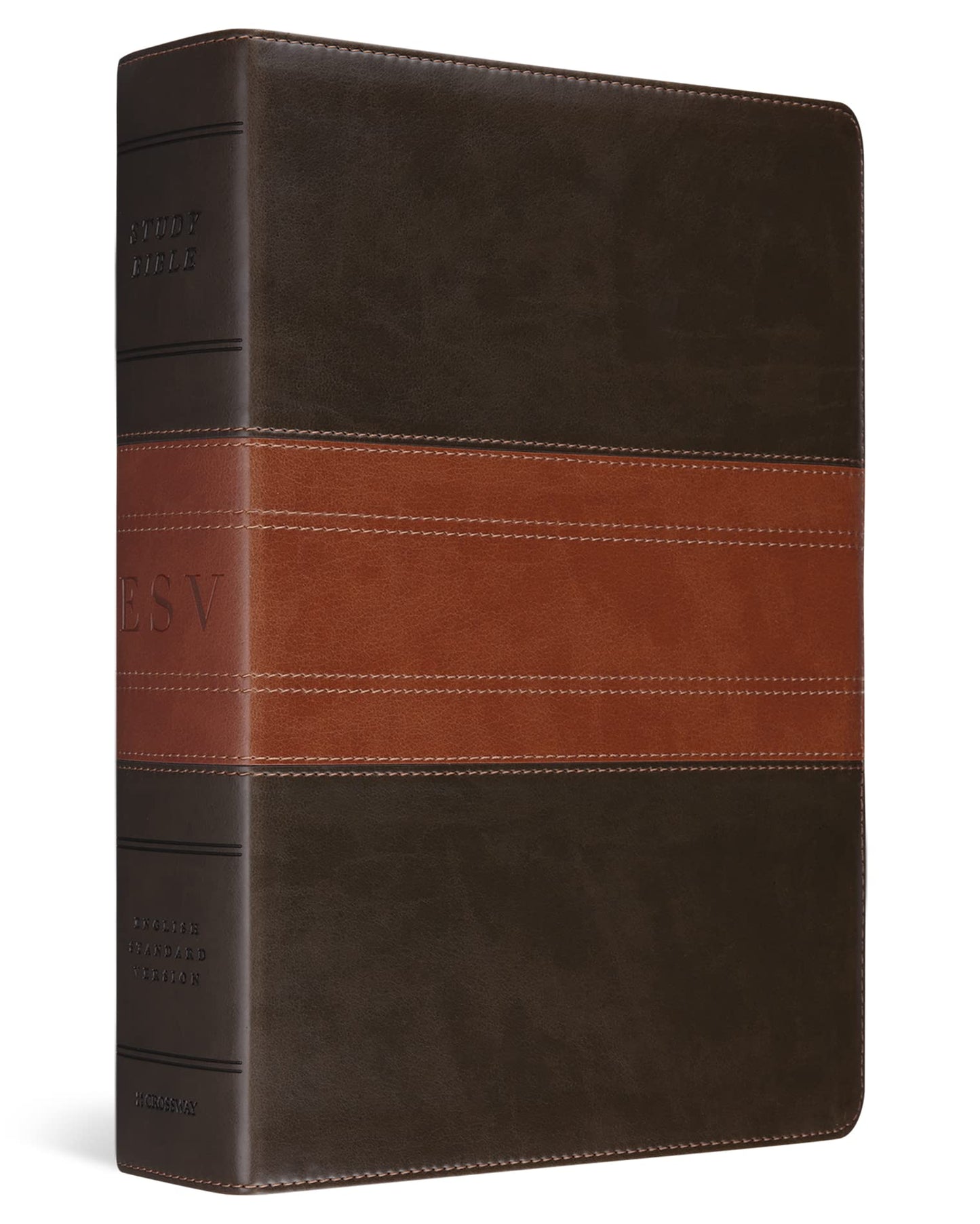ESV Study Bible (TruTone, Forest/Tan, Trail Design)