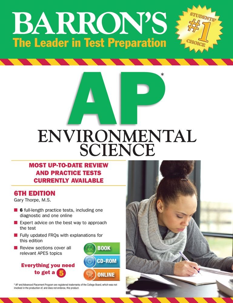 Barron's AP Environmental Science with CD-ROM - 2749