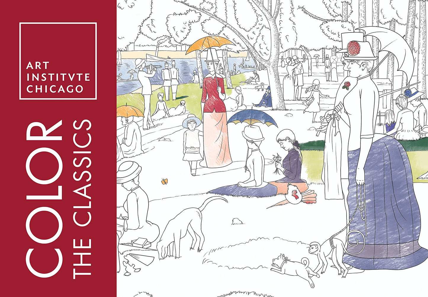 Color the Classics: The Art Institute of Chicago: (Adult Coloring Book Stocking Stuffer for Artists, Women, and Men)