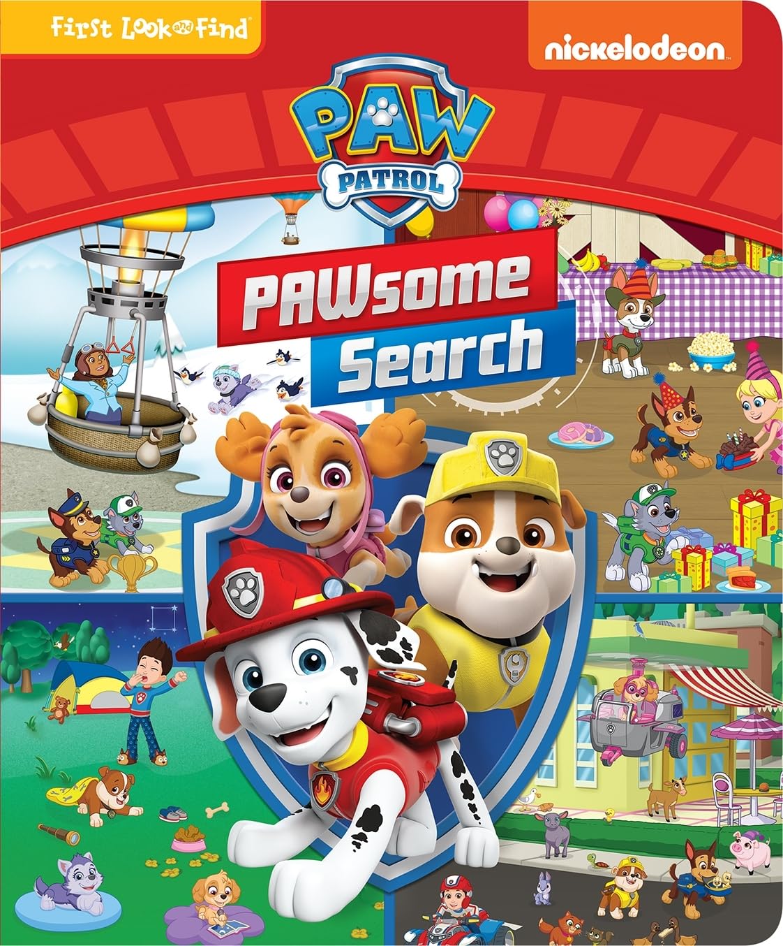 Nickelodeon PAW Patrol - PAWsome Search First Look and Find Activity Book - 30 Years of Look and Find - PI Kids