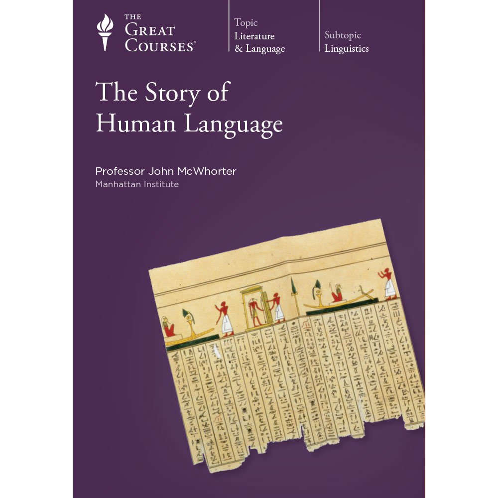 The Story of Human Language: The Great Courses (Literature & English Language; 3 Volumes) - 5004