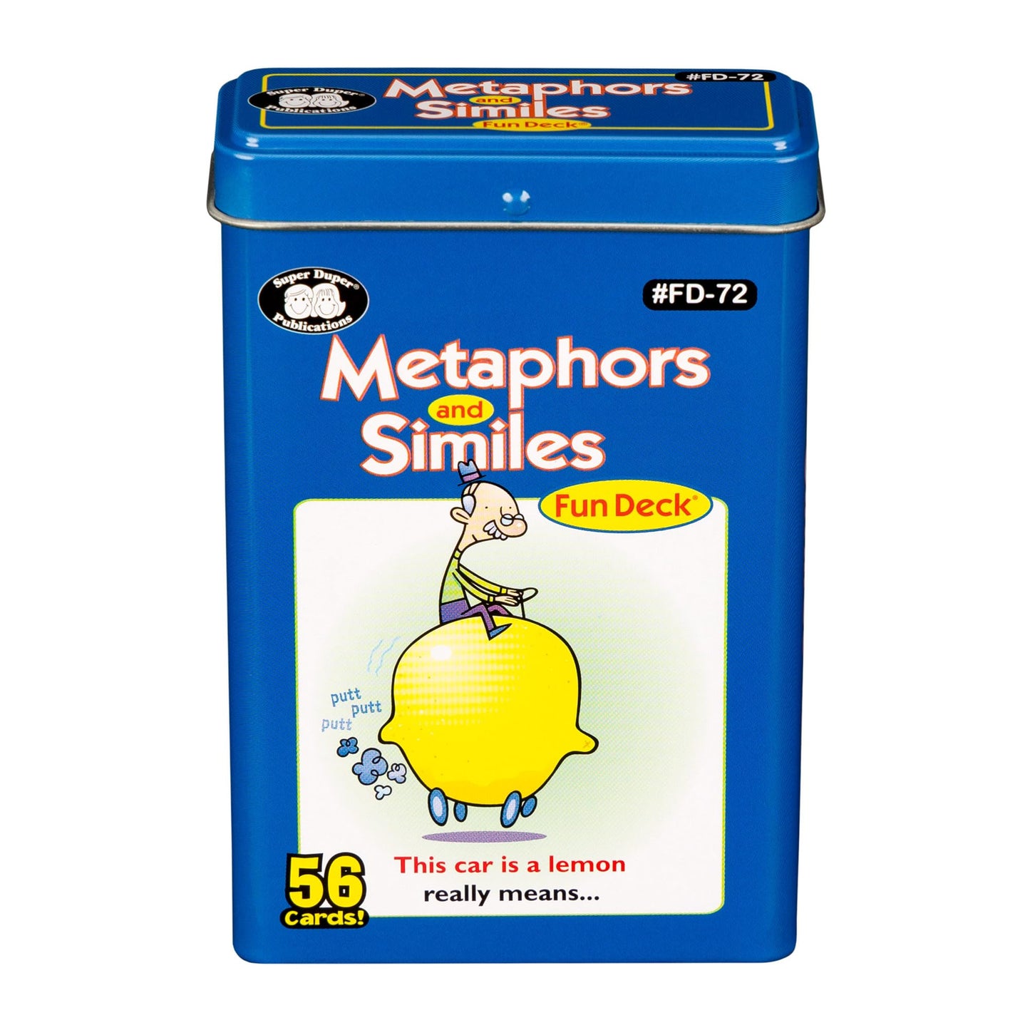 Super Duper Publications | Metaphors & Similes Fun Deck | Figurative Language Skills Flash Cards | Educational Learning Materials for Children…
