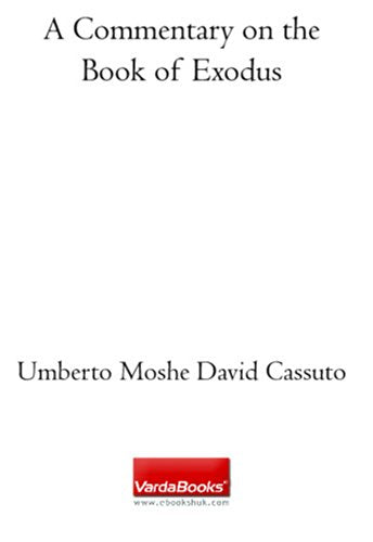 A Commentary on the Book of Exodus - 7514