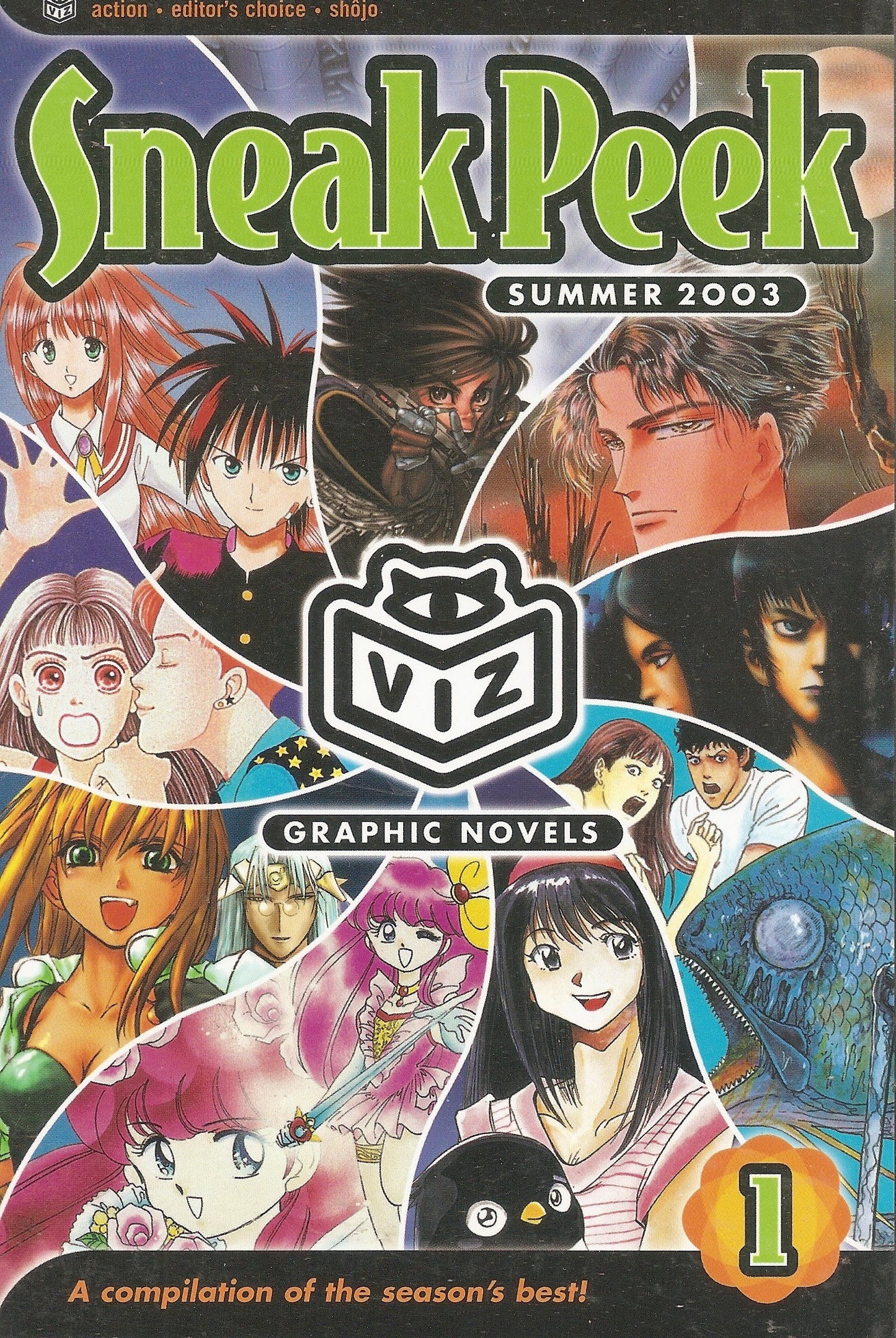 Sneak Peek (A Compilation of the Season's Best) (VIZ Grpahic Novel)