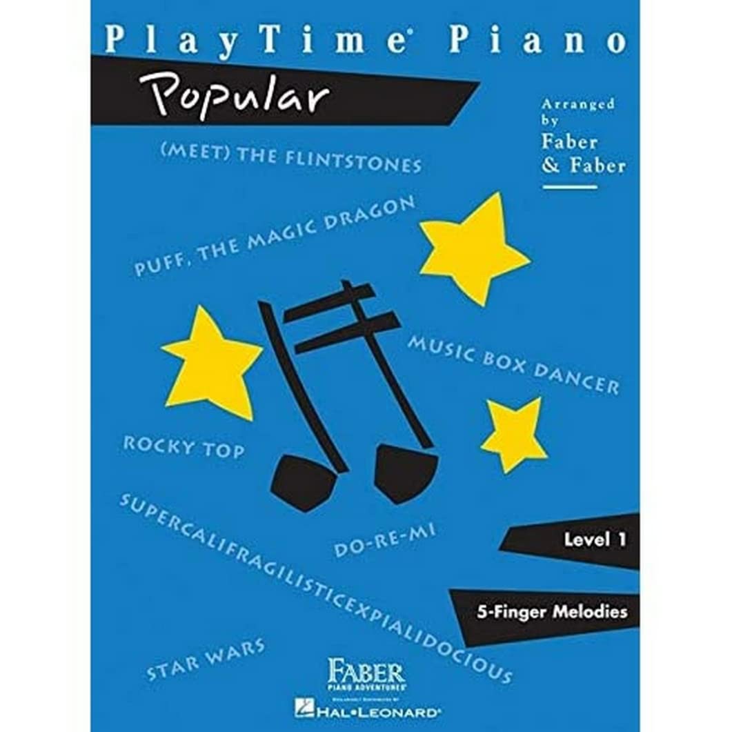 PlayTime Piano: Popular - Level 1 | Easy Piano Sheet Music with Popular Songs for Beginner Students | Fun Repertoire Songbook for Young Musicians | Faber Piano Book for Kids