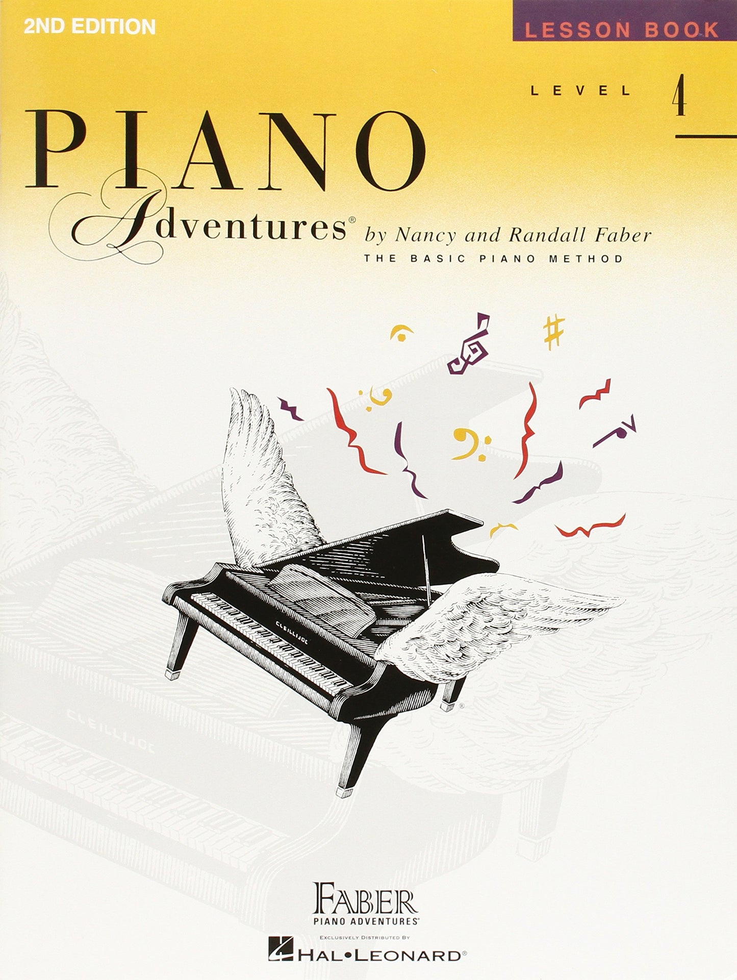 Piano Adventures: Lesson Book- Level 4, 2nd Edition | Intermediate Piano Method for Students and Adults | Learn Arpeggios Chords and Scales | Educational Sheet Music Songbook | Faber Piano Book