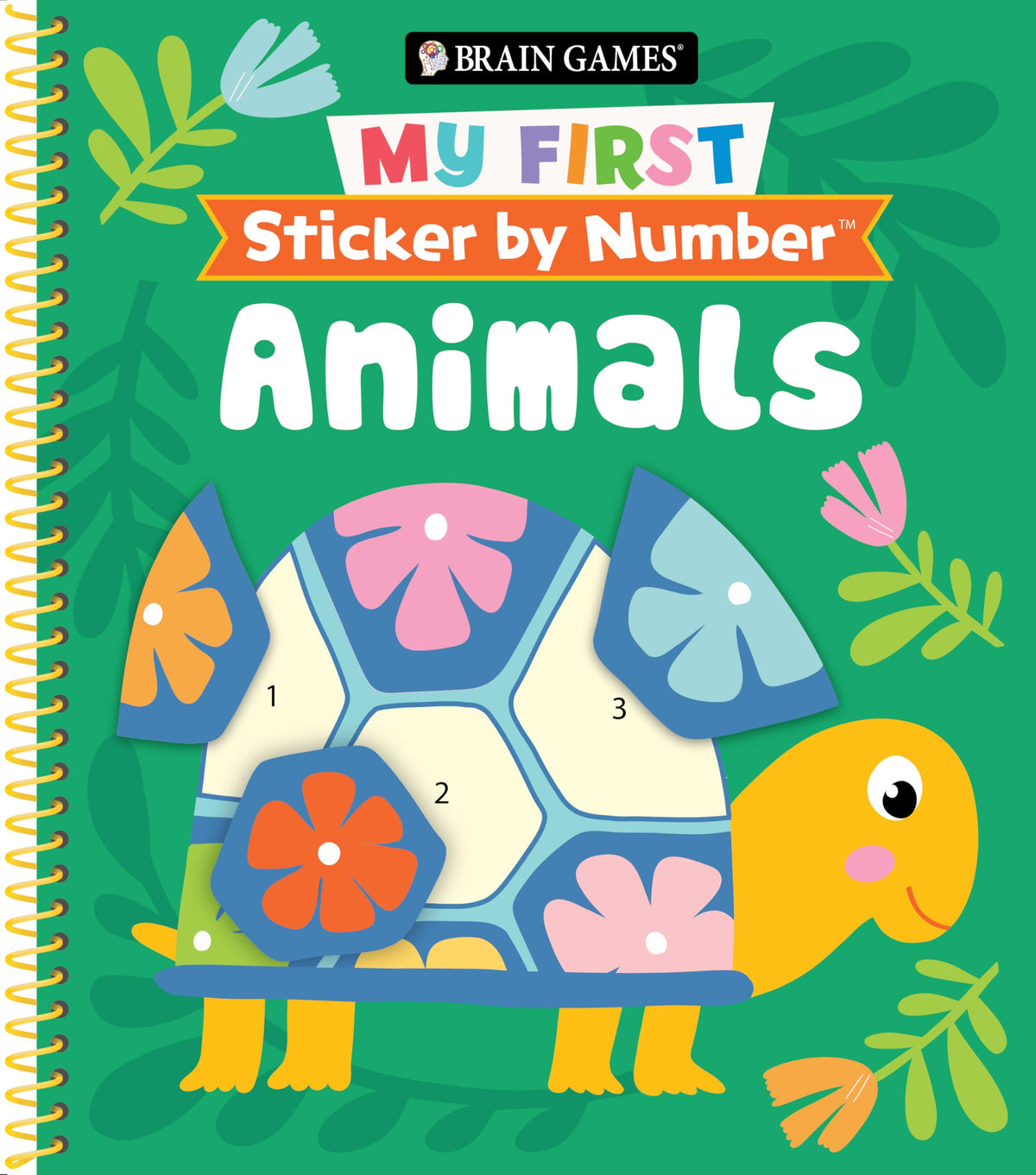 Brain Games - My First Sticker by Number: Animals