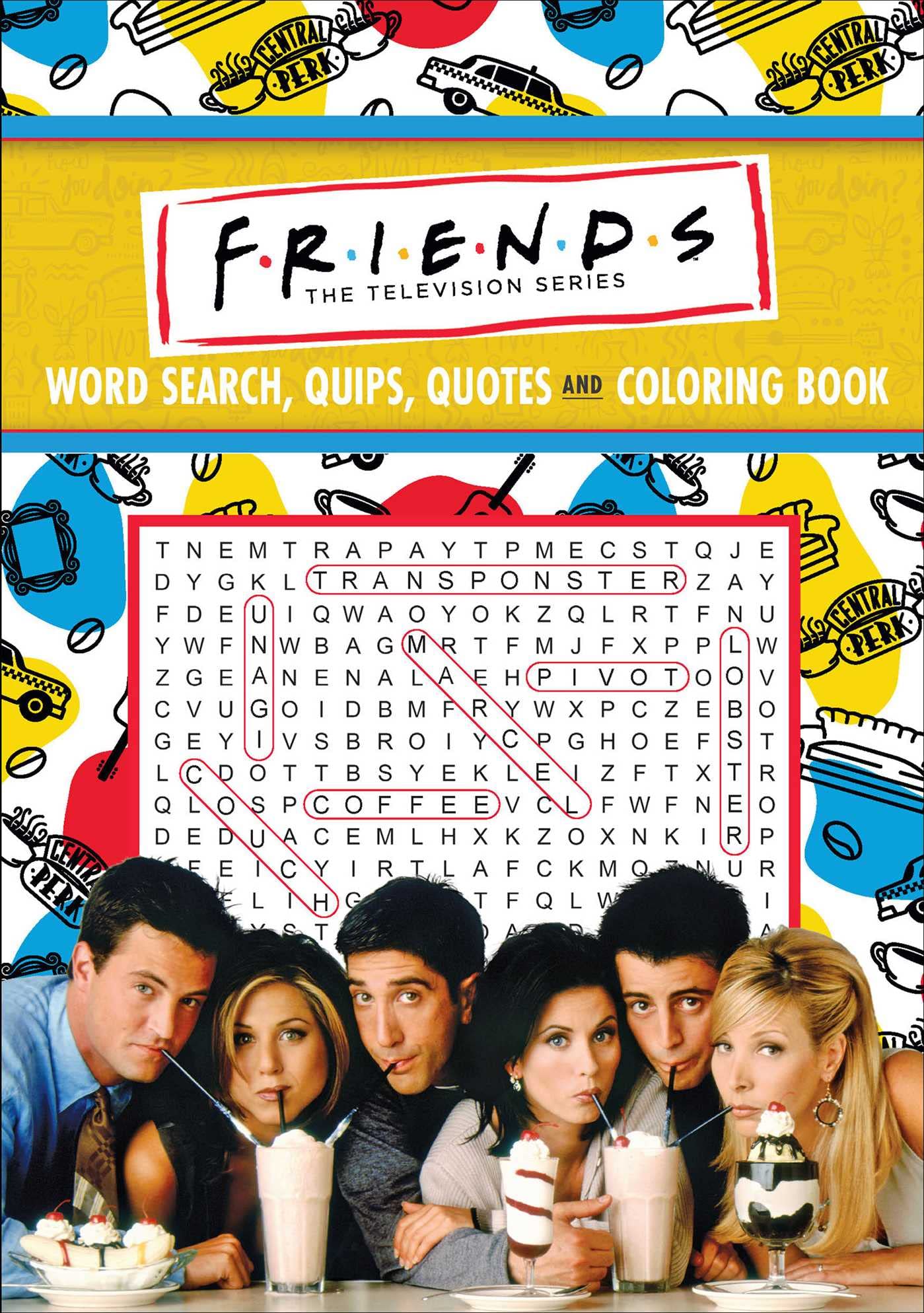 Friends Word Search, Quips, Quotes, and Coloring Book (Coloring Book & Word Search)