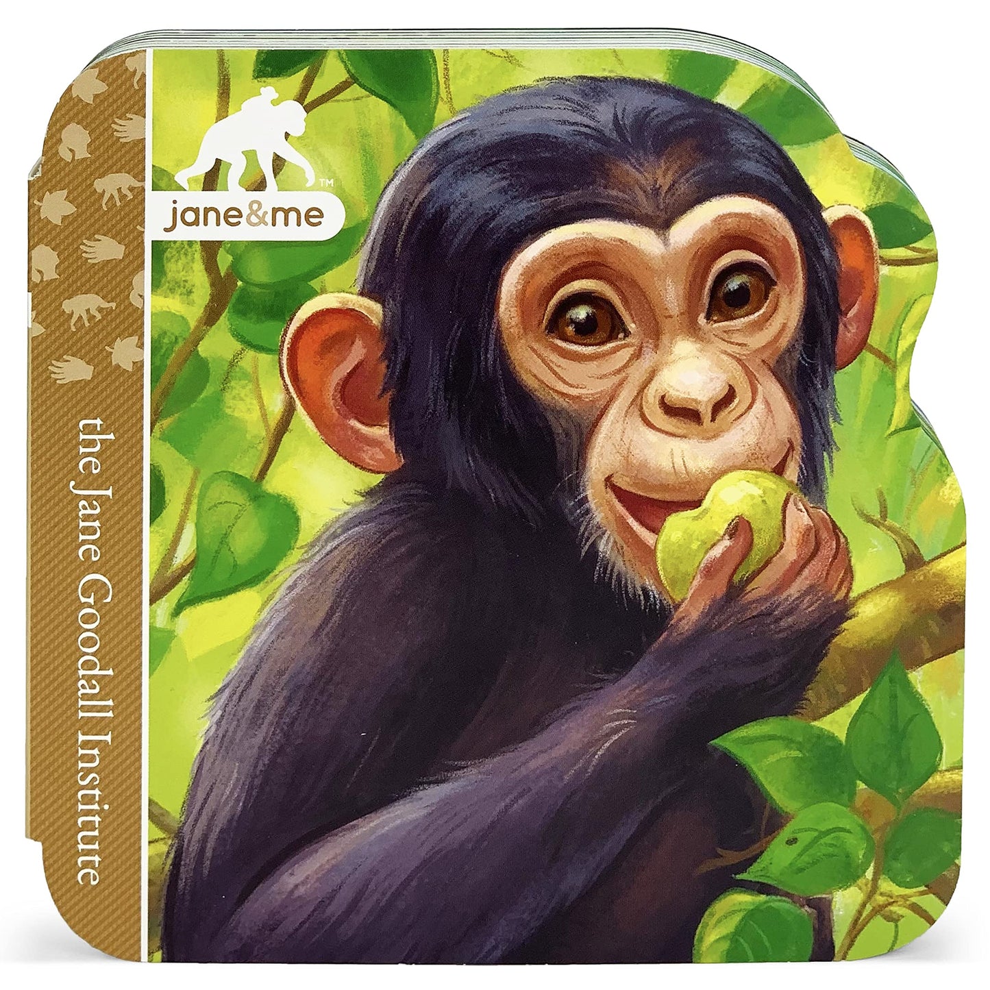 Jane Goodall Chimpanzees - Children's Lift-a-Flap Board Book for Babies and Toddlers, Ages 2-5 (Jane Goodall Institute) - 6042