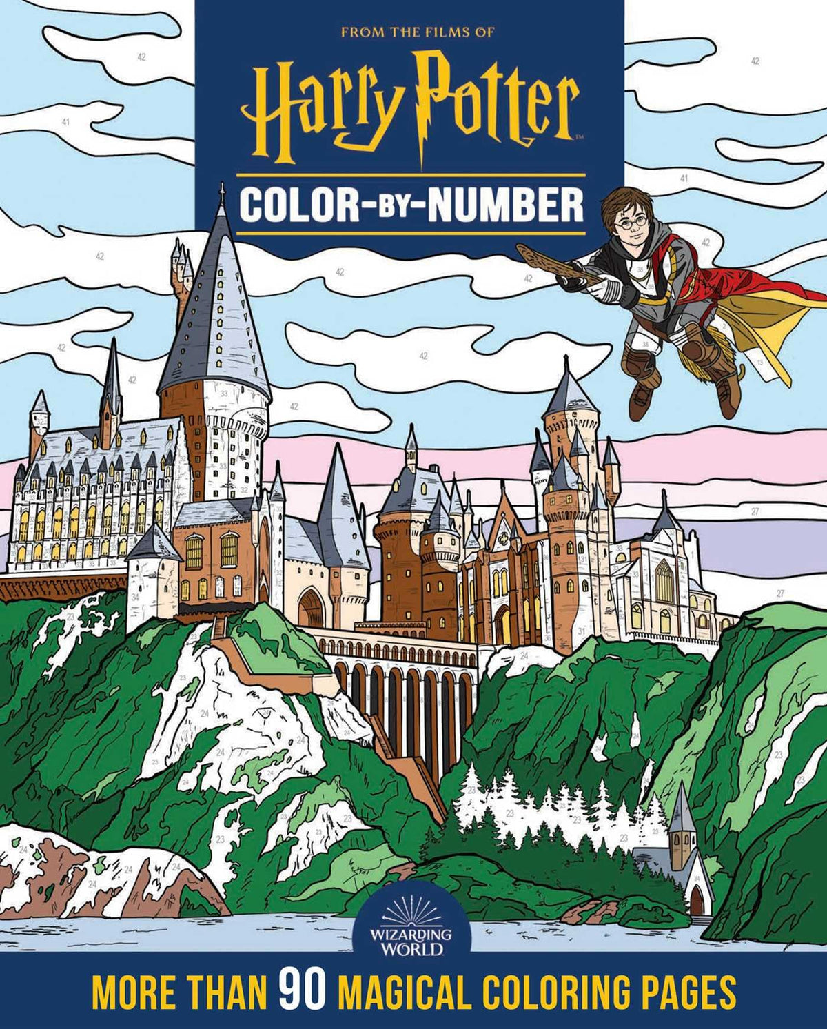 Harry Potter Color-by-Number - Coloring Book for Teens and Adults, Officially Licensed