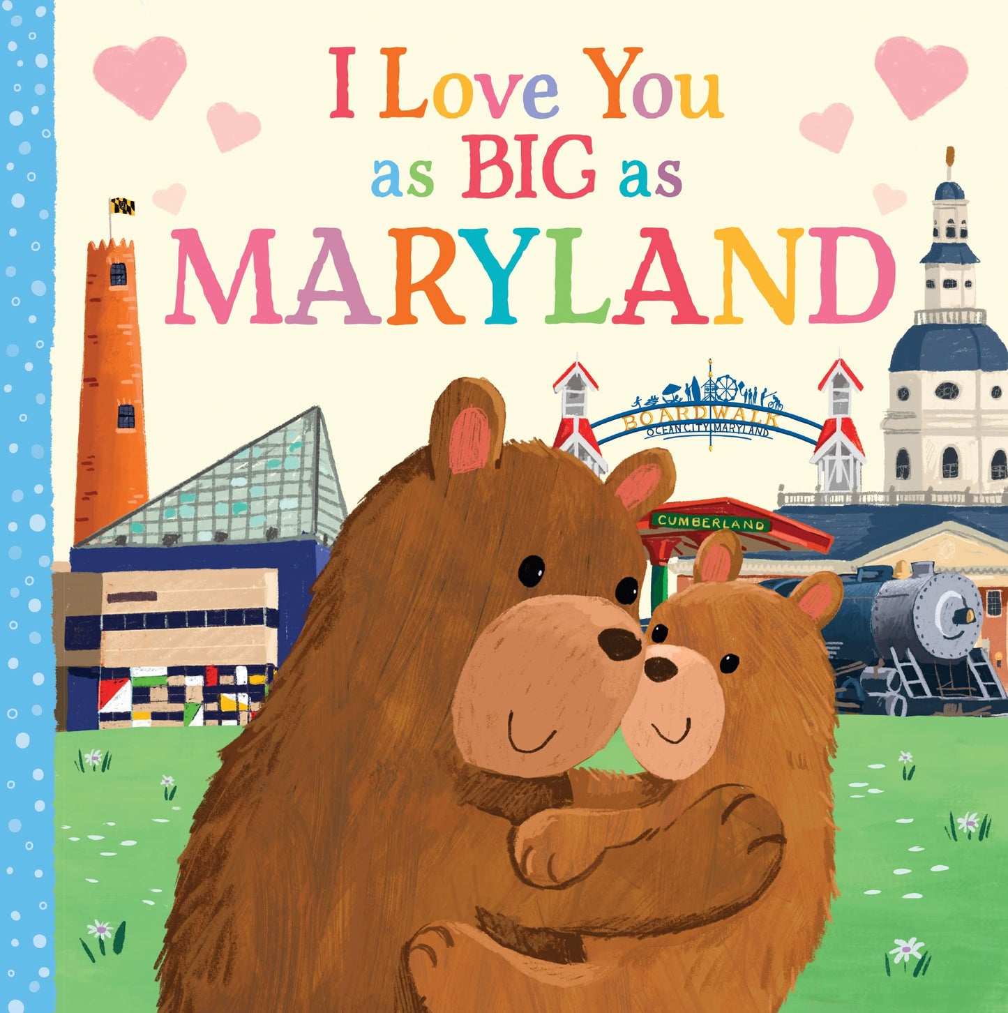I Love You as Big as Maryland: A Sweet Love Board Book for Toddlers with Baby Animals, the Perfect Shower Gift! - 2736