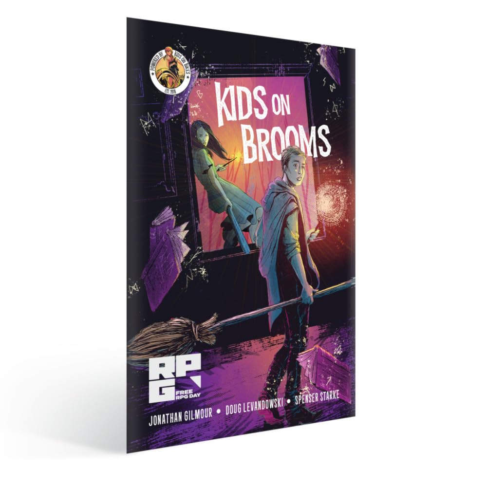 Renegade Game Studios Kids on Bikes RPG Kids on Brooms Roleplaying Game for 2-6 Players Ages 12+