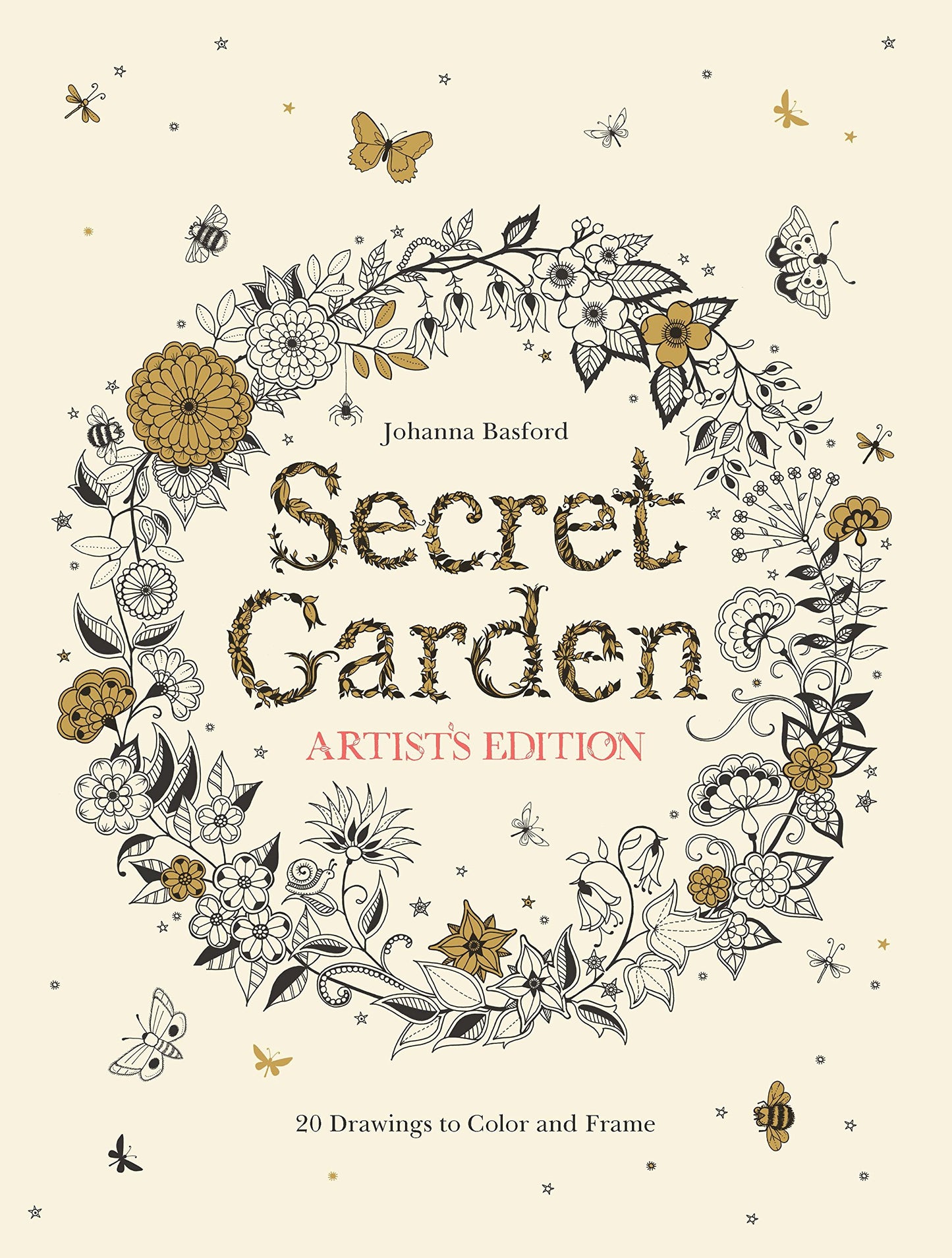 Secret Garden Artist's Edition: 20 Drawings to Color and Frame