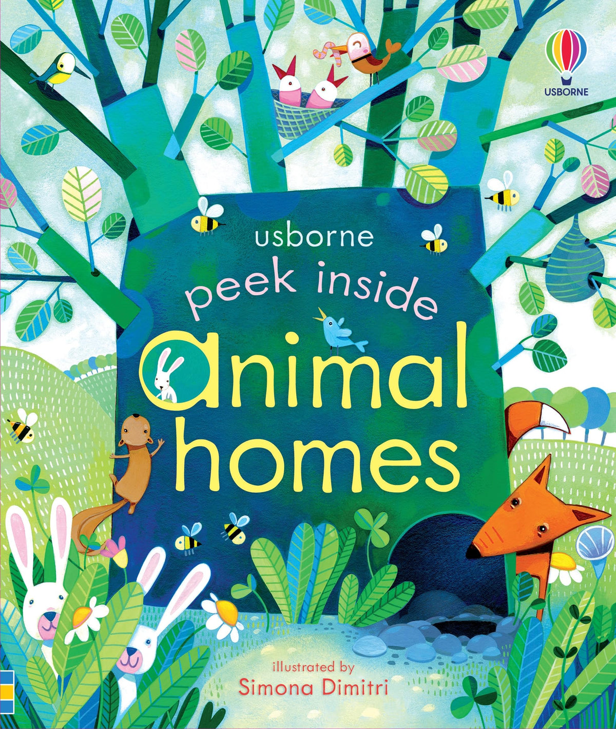 Peek Inside Animal Homes: A Lift-the-Flap Book About Nests, Dens, and Hives for Children (Ages 3-5)