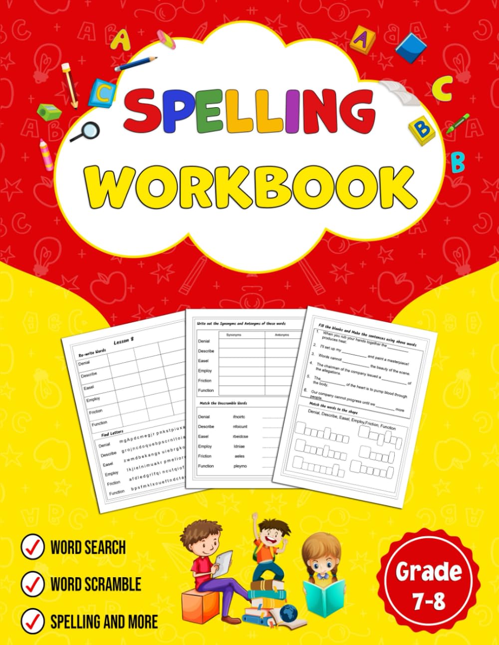 Spelling Workbook Grade 7- 8: Building Spelling Skills (Spelling Workbooks for children)