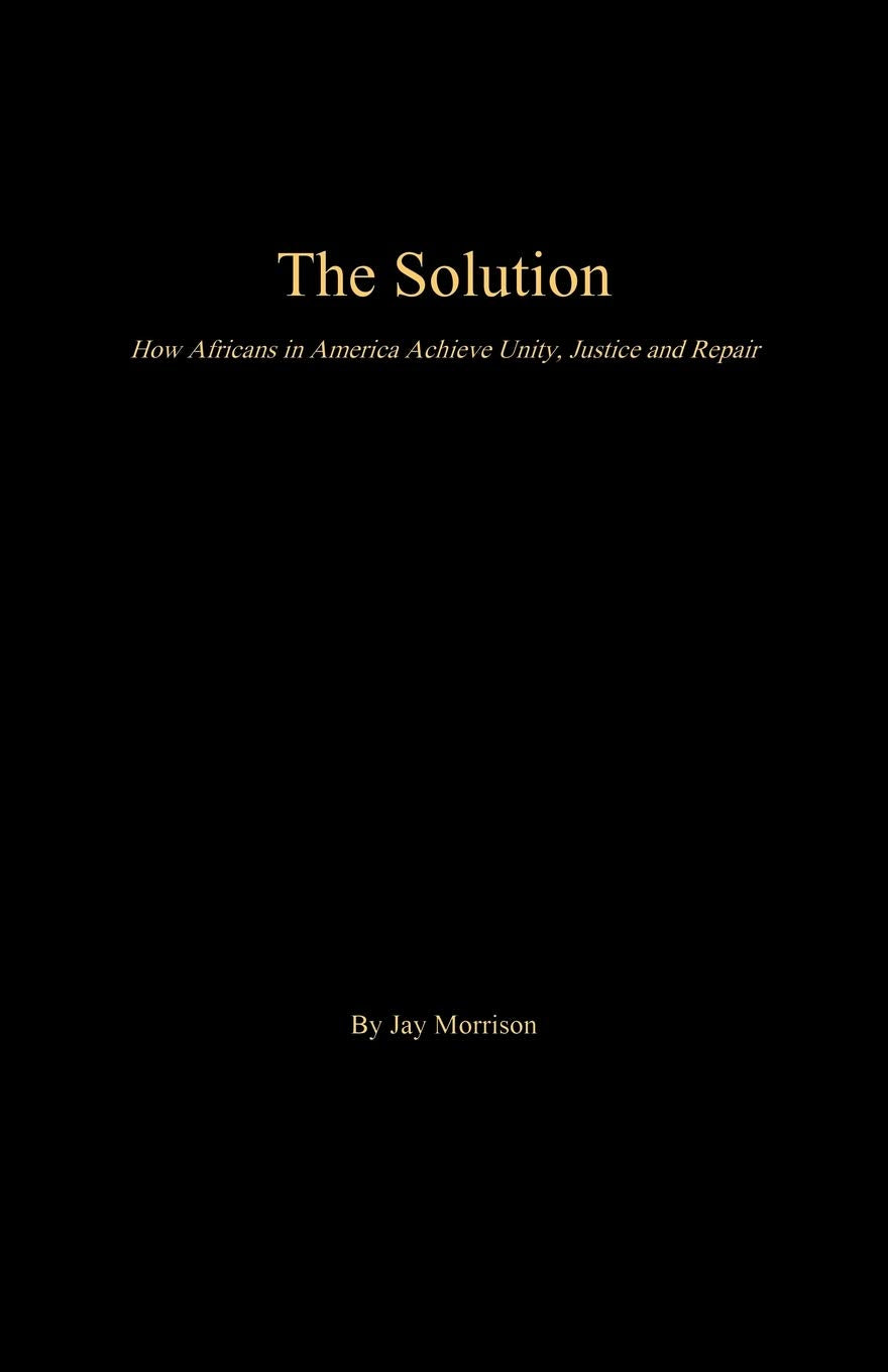 The Solution: How Africans in America Achieve Unity, Justice and Repair - 3436