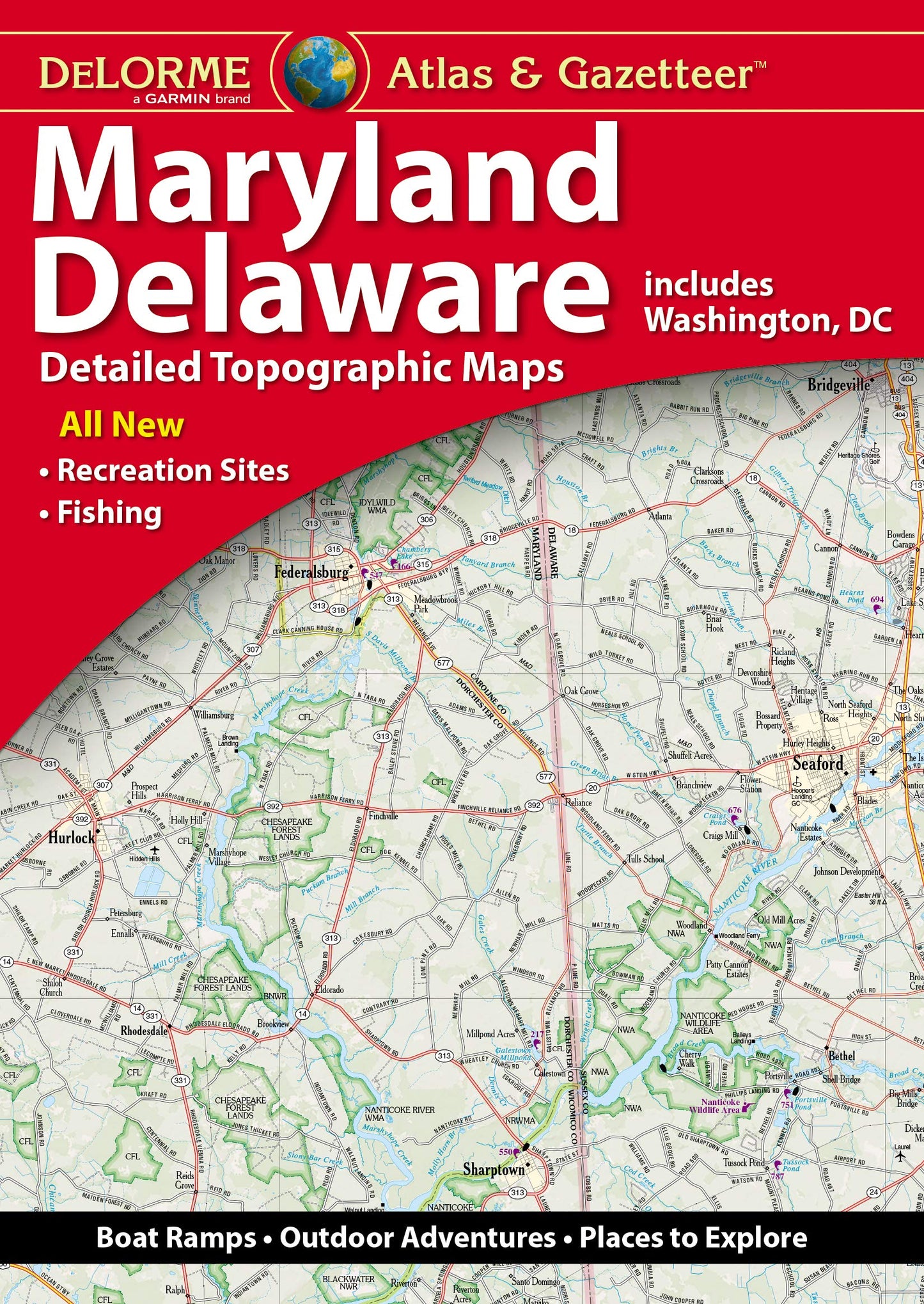 Delorme Atlas & Gazetteer Maryland / Delaware