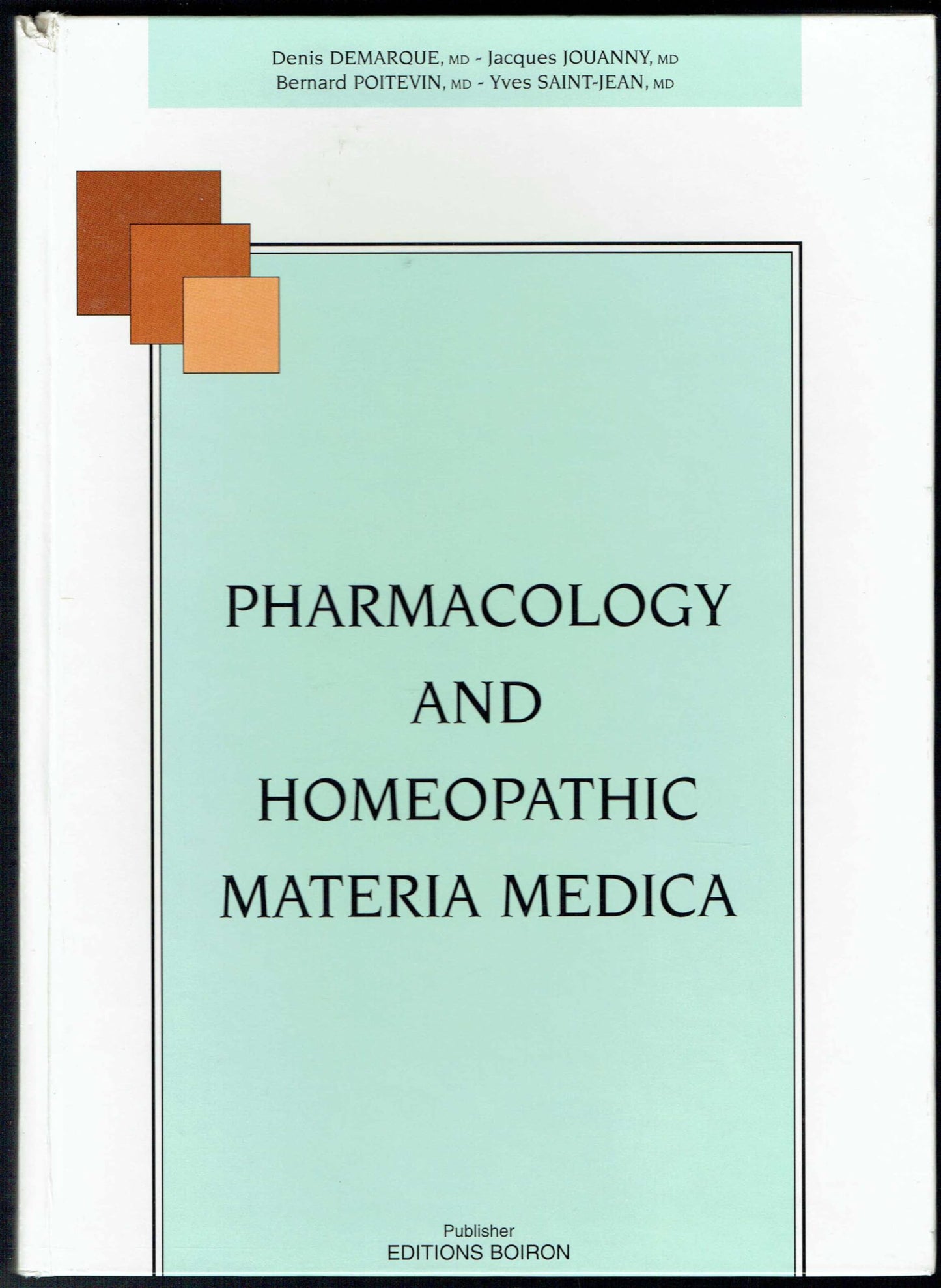 Pharmacology and Homeopathic Materia Medica