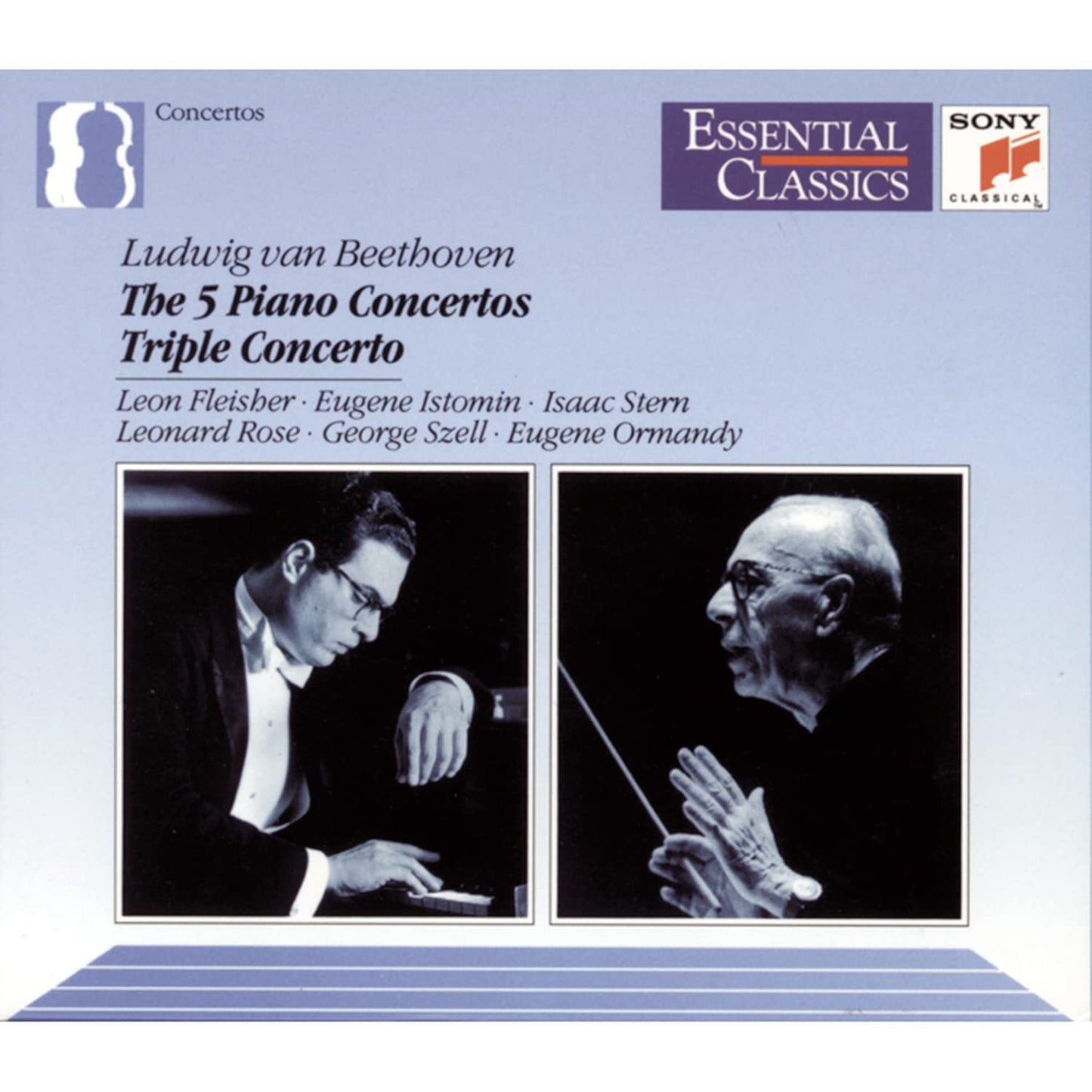 Beethoven: Piano Concerti 1-5 / Triple Concerto (Essential Classics) - 9572
