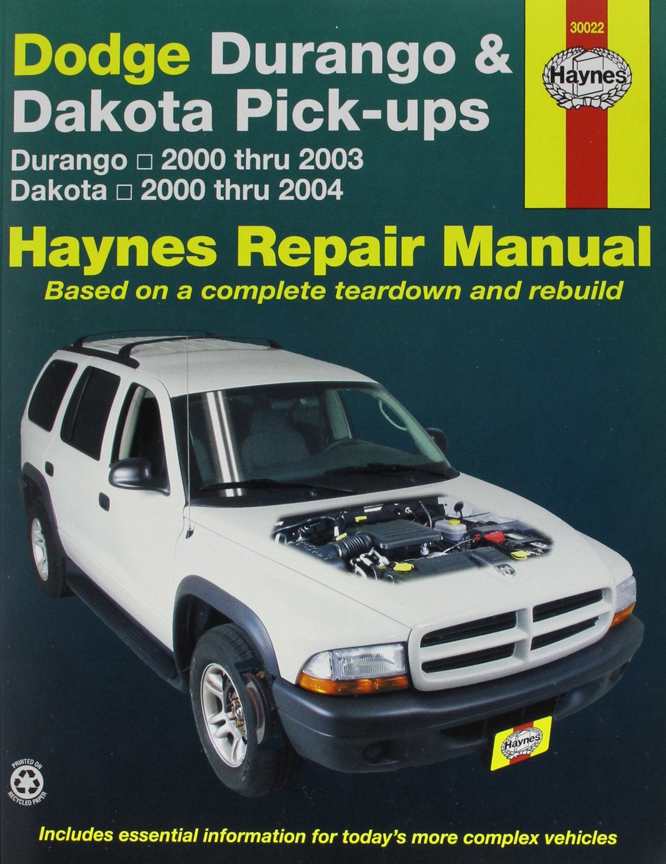 Dodge Durango and Dakota Pick-ups (2000-2003) Repair Manual - 608
