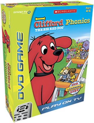 Snap Tv Clifford Phonics DVD Game