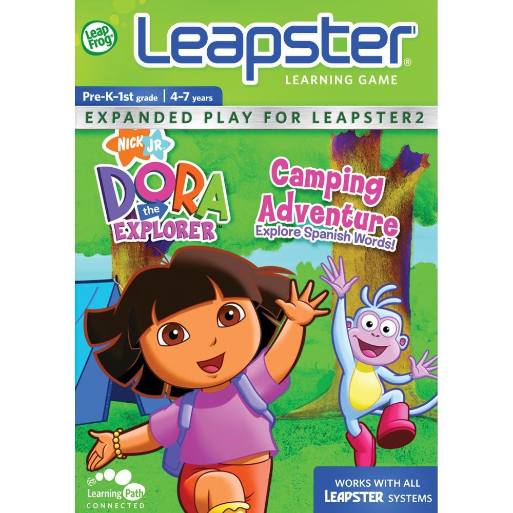 LeapFrog Leapster Learning Game Dora's Camping Adventure