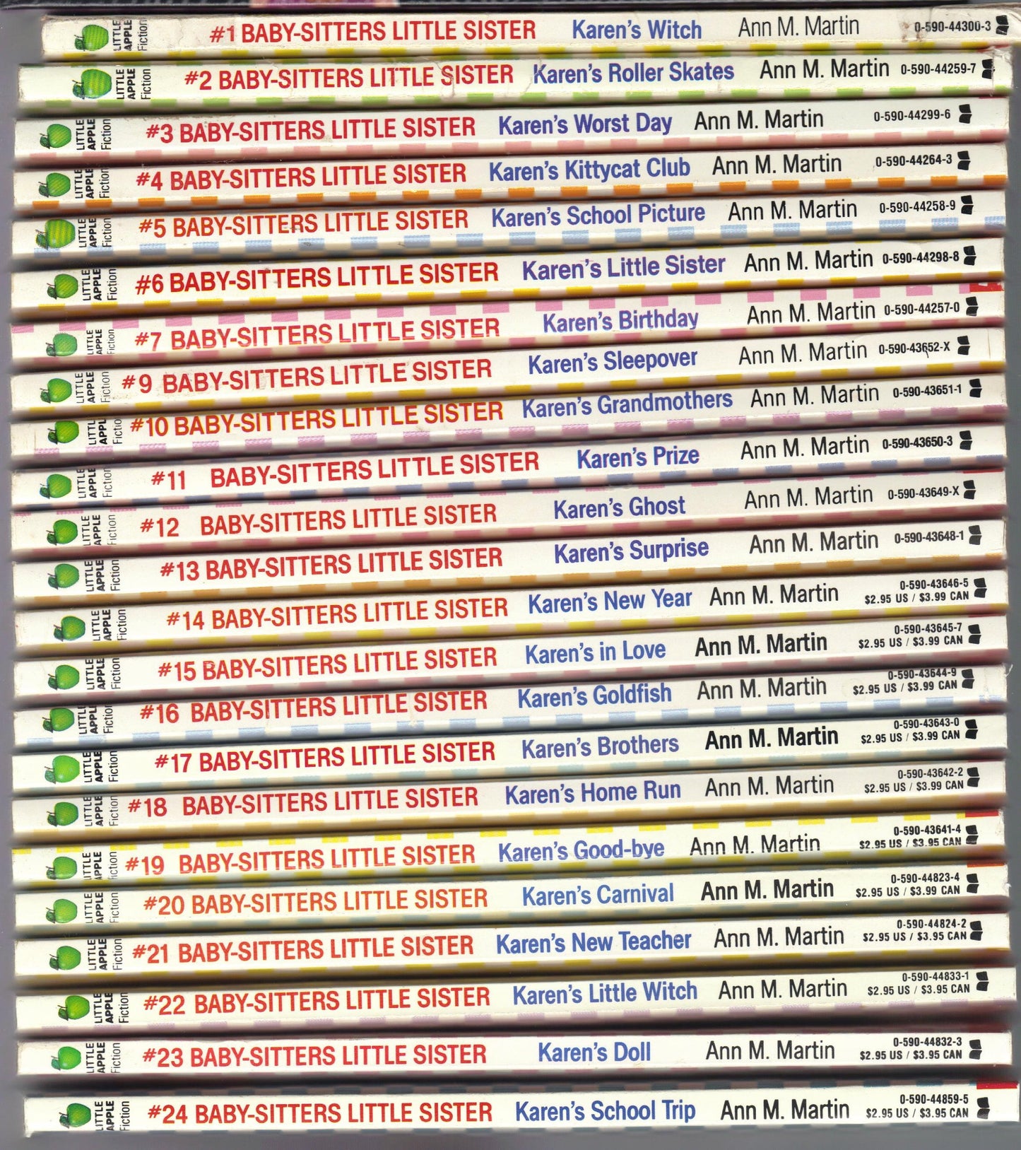 Baby-Sitters Little Sister Series, Books #1 to #24 (Set of 24 Books)